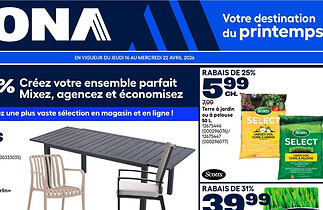 Circulaire RONA du 16 au 22 avril 2026