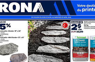 Circulaire RONA du 23 au 29 avril 2026