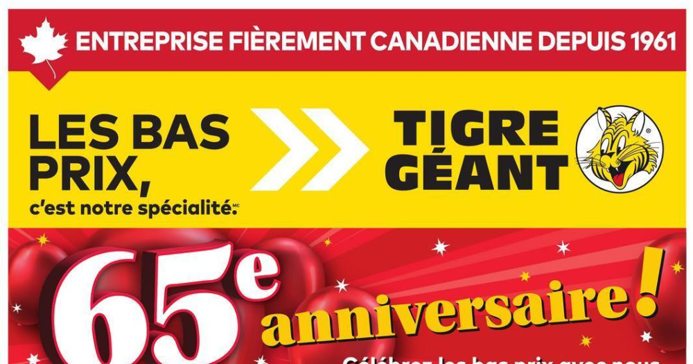Circulaire Tigre Géant du 22 au 28 avril 2026
