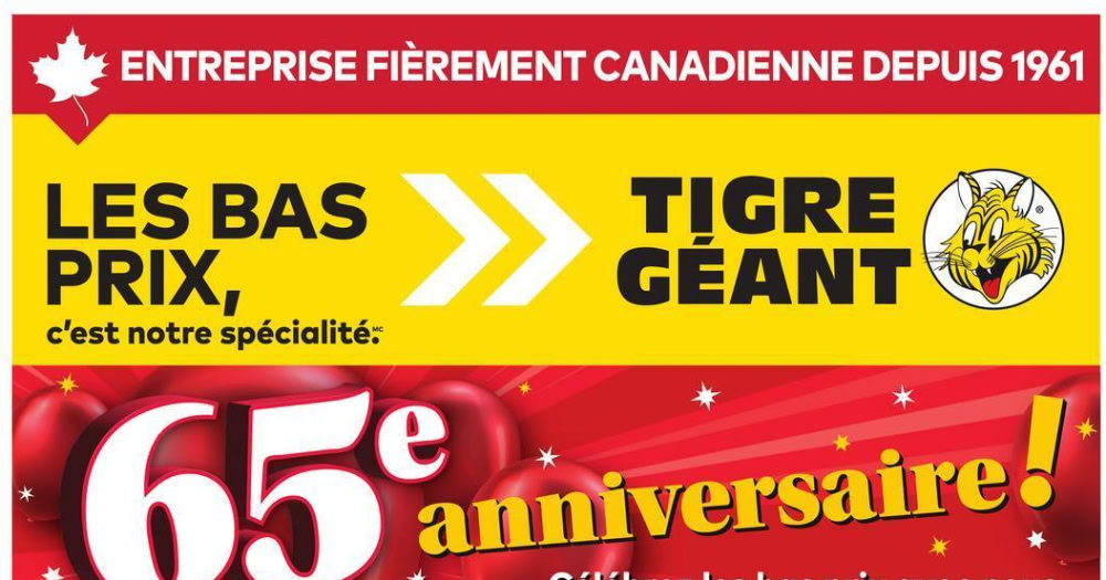 Circulaire Tigre Géant du 29 avril au 5 mai 2026