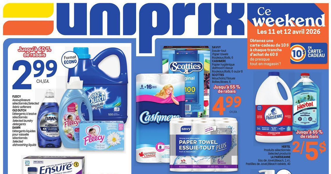 Circulaire Uniprix du 9 au 15 avril 2026