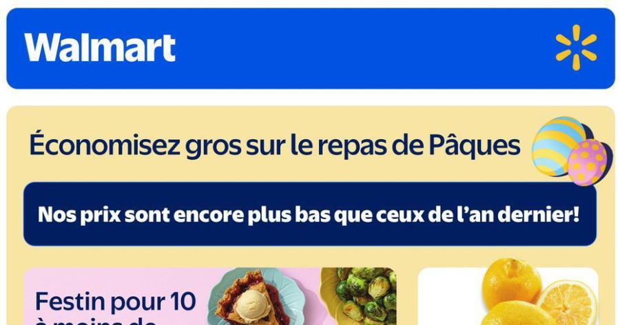 Circulaire Walmart du 2 au 8 avril 2026