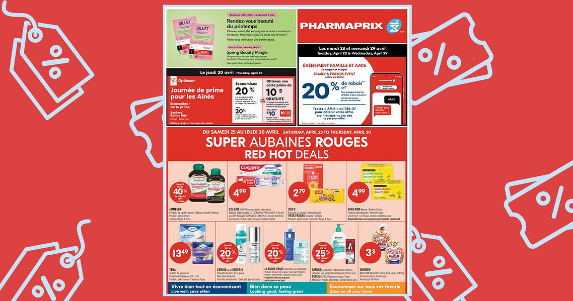Circulaire Pharmaprix du 25 au 30 avril 2026