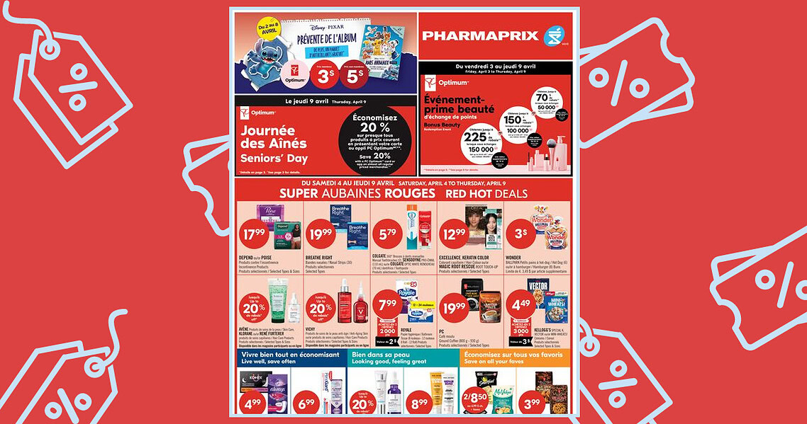 Circulaire Pharmaprix du 4 au 9 avril 2026