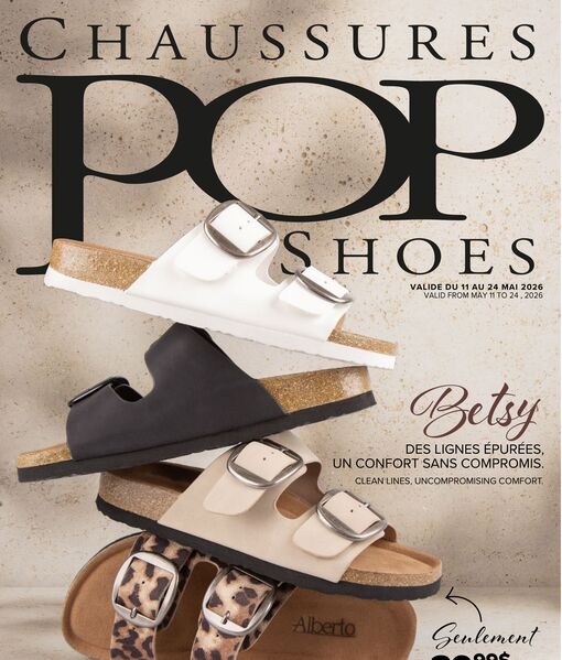 Circulaire Chaussures Pop du 11 au 24 mai 2026