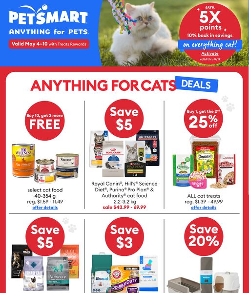 Circulaire PetSmart du 4 au 31 mai 2026