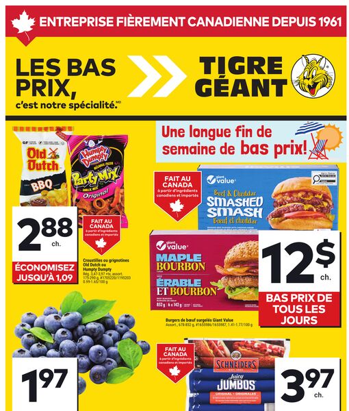 Circulaire Tigre Géant du 13 au 19 mai 2026