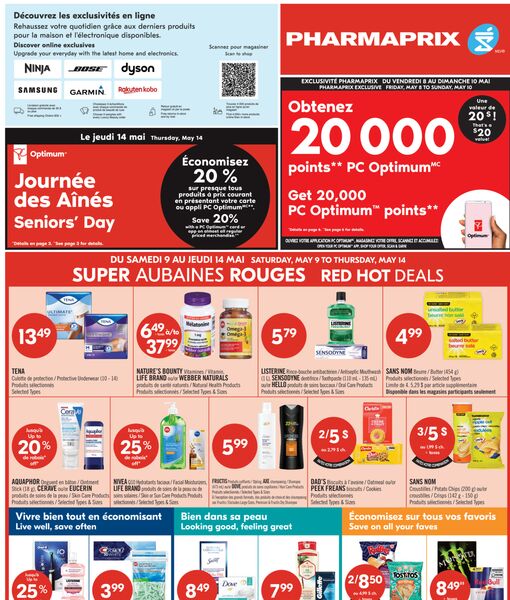 Circulaire Pharmaprix du 9 au 14 mai 2026