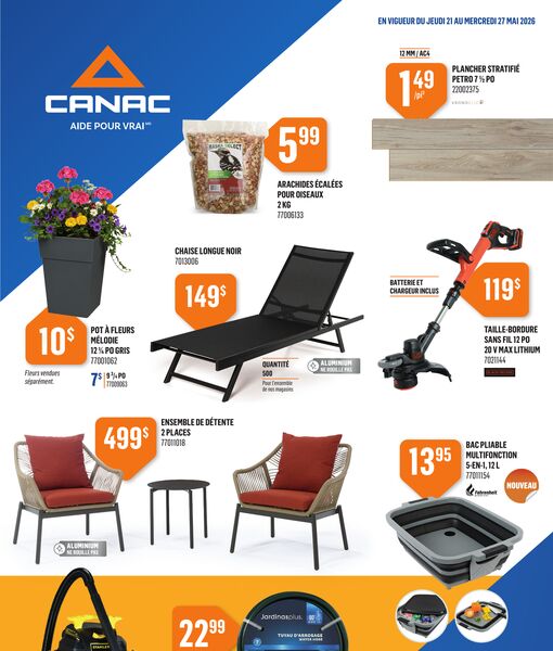 Circulaire Canac du 21 au 27 mai 2026