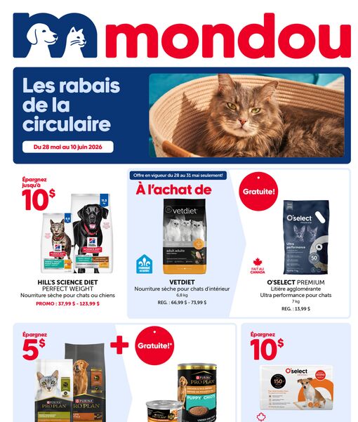 Circulaire Mondou du 28 mai au 10 juin 2026