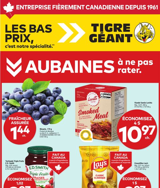 Circulaire Tigre Géant du 27 mai au 2 juin 2026
