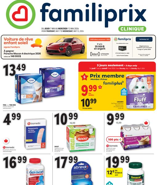Circulaire Familiprix du 6 au 13 mai 2026