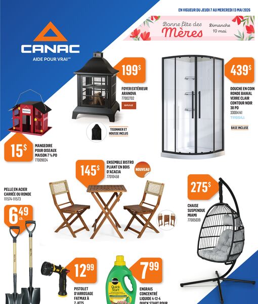 Circulaire Canac du 7 au 13 mai 2026