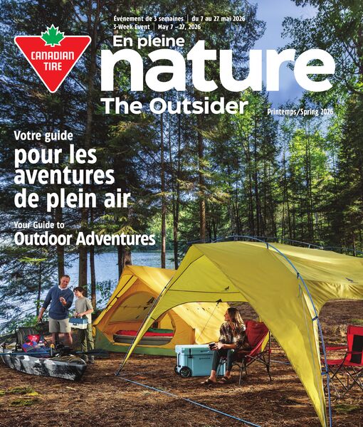Circulaire Canadian Tire du 7 au 27 mai 2026
