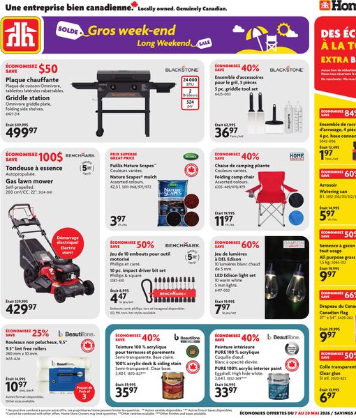 Circulaire Home Hardware du 7 au 20 mai 2026