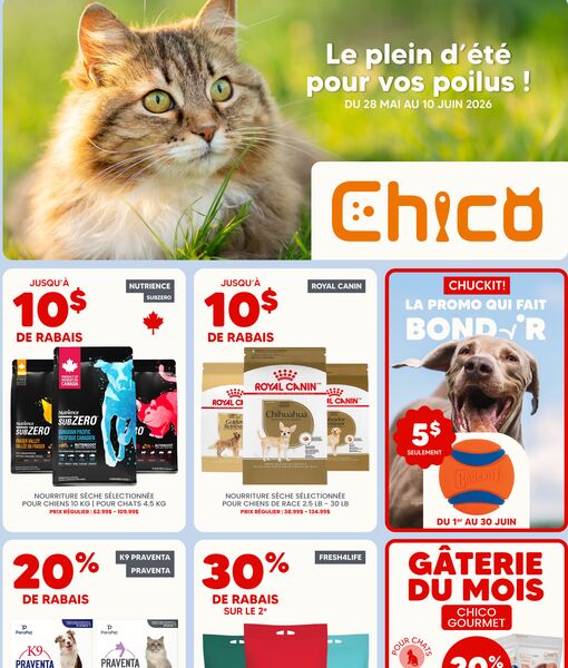 Circulaire Chico du 28 mai au 10 juin 2026