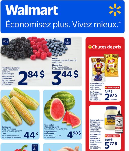 Circulaire Walmart du 28 mai au 3 juin 2026