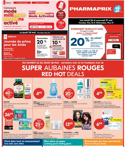 Circulaire Pharmaprix du 23 au 28 mai 2026