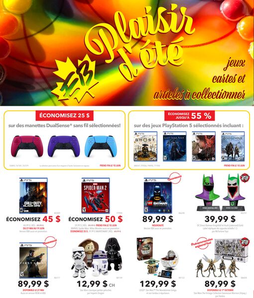 Circulaire GameStop du 29 mai au 14 juin 2026