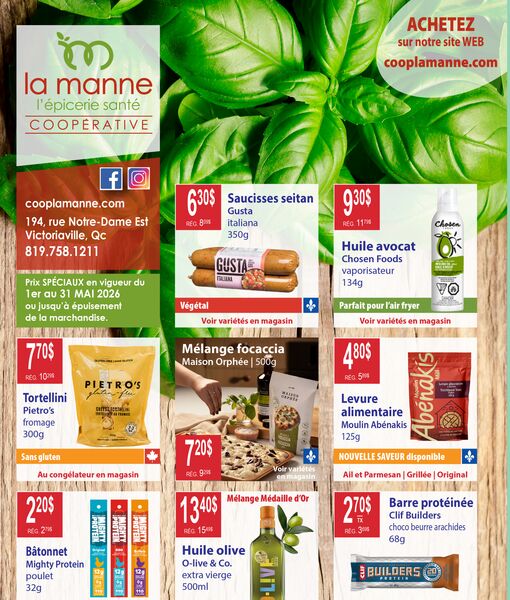 Circulaire Coop LaManne du 1 au 31 mai 2026