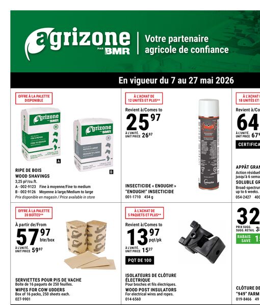 Circulaire BMR Le Groupe du 7 au 27 mai 2026