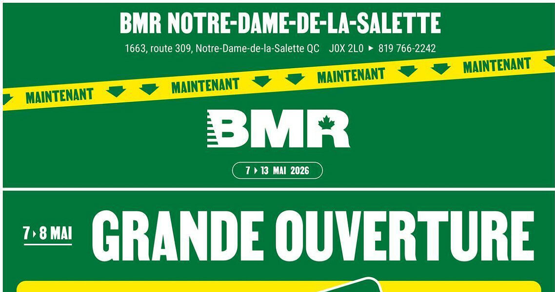 Circulaire BMR Le Groupe du 7 au 13 mai 2026