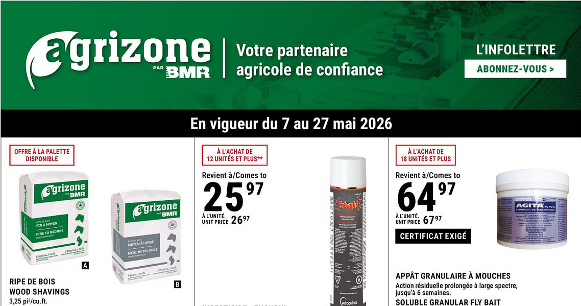Circulaire BMR Le Groupe du 7 au 27 mai 2026