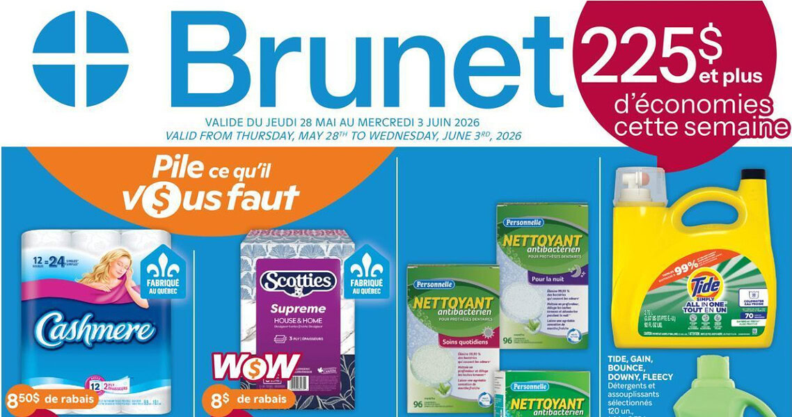 Circulaire Brunet du 28 mai au 3 juin 2026