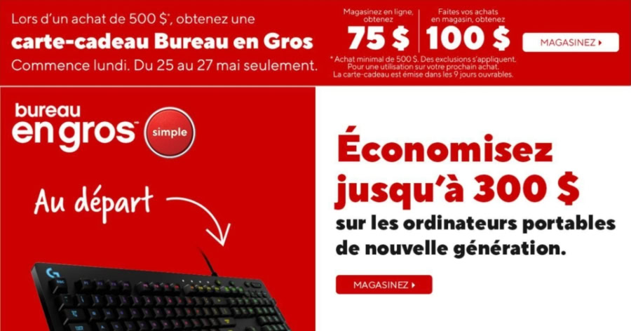 Circulaire Bureau en Gros du 22 au 28 mai 2026