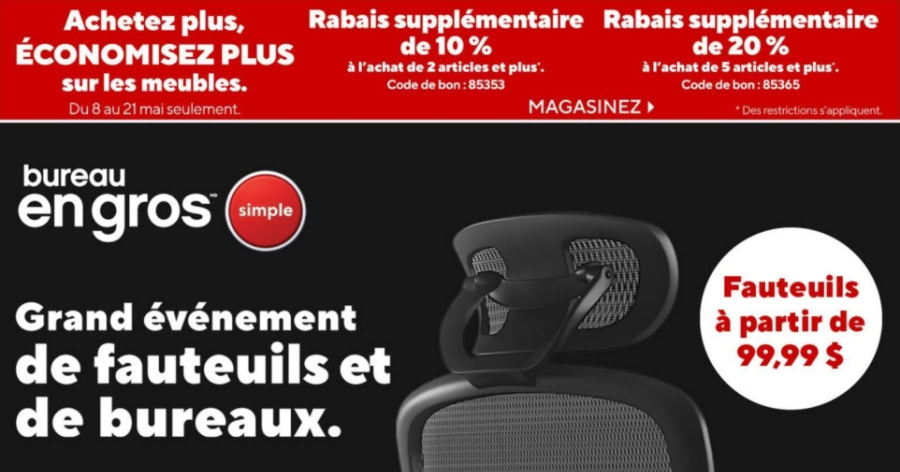 Circulaire Bureau en Gros du 8 au 14 mai 2026