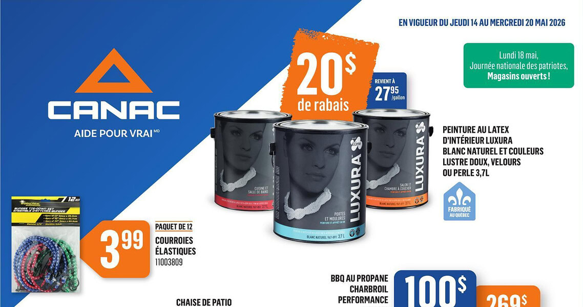 Circulaire Canac du 14 au 20 mai 2026