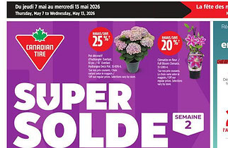 Circulaire Canadian Tire du 7 au 13 mai 2026