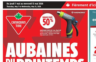 Circulaire Canadian Tire du 7 au 13 mai 2026