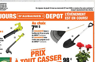Circulaire Home Depot du 14 au 27 mai 2026