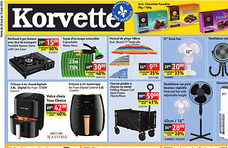 Circulaire Korvette du 28 mai au 10 juin 2026