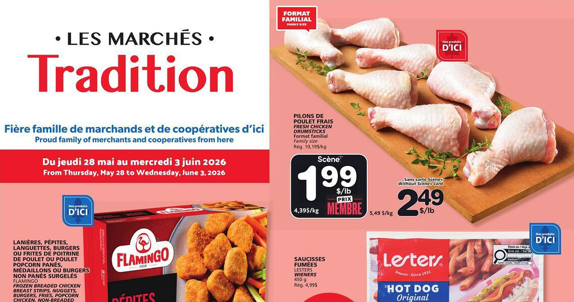 Circulaire Les Marchés Tradition du 28 mai au 3 juin 2026