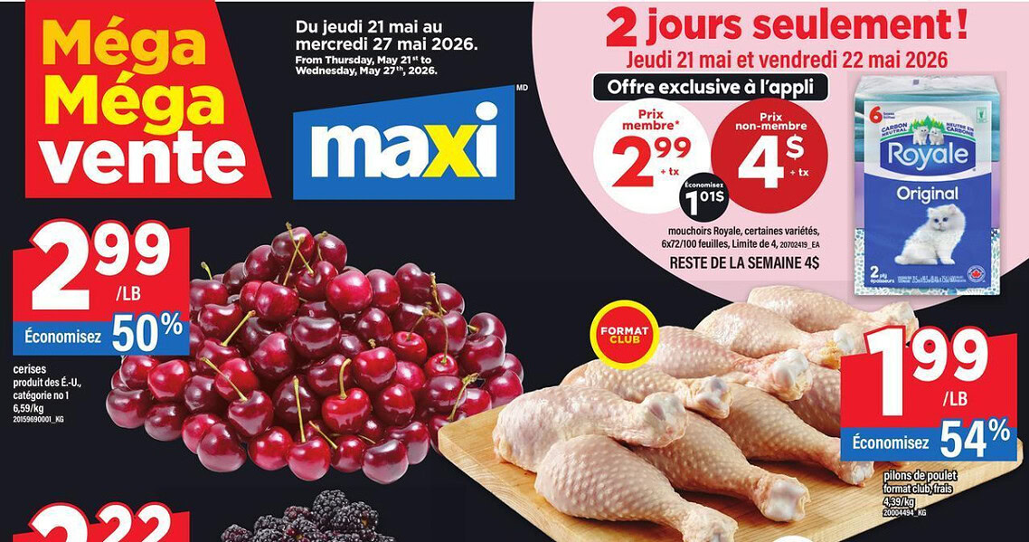 Circulaire Maxi du 21 au 27 mai 2026