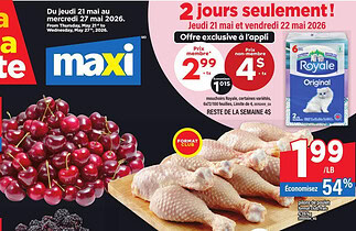 Circulaire Maxi du 21 au 27 mai 2026