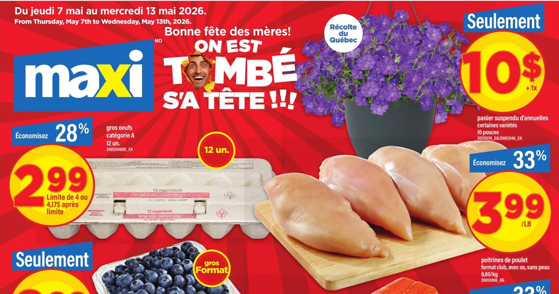Circulaire Maxi du 7 au 13 mai 2026