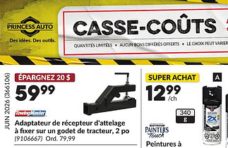 Circulaire Princess Auto du 1 au 30 juin 2026