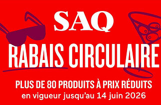 Circulaire SAQ du 28 mai au 14 juin 2026