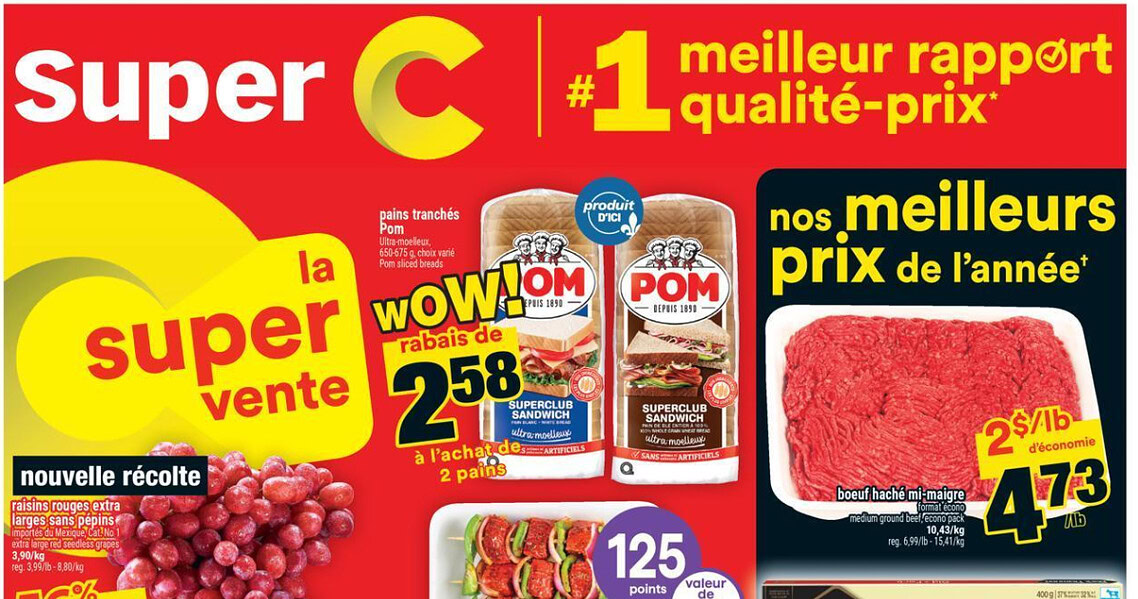 Circulaire Super C du 28 mai au 3 juin 2026