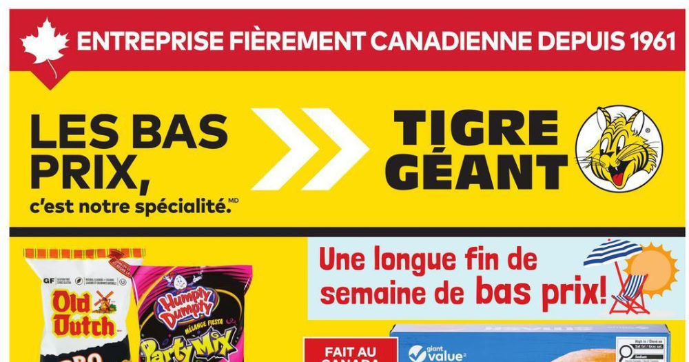 Circulaire Tigre Géant du 13 au 19 mai 2026