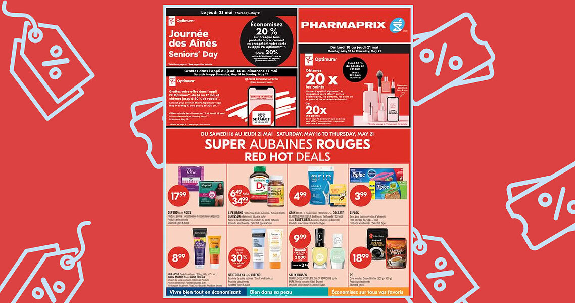 Circulaire Pharmaprix du 16 au 21 mai 2026