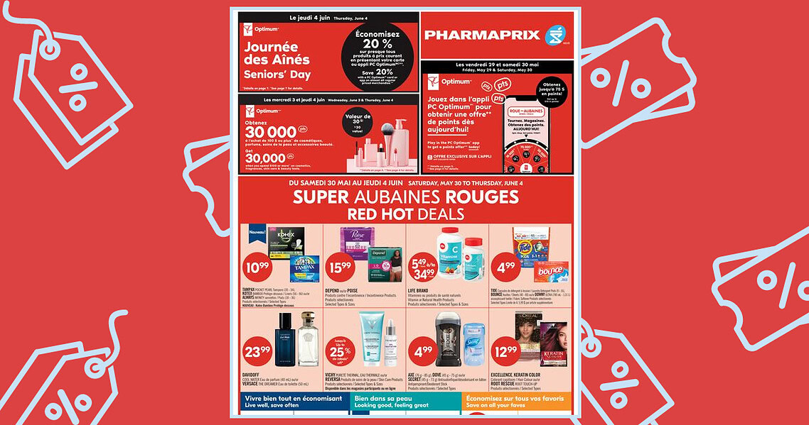 Circulaire Pharmaprix du 30 mai au 4 juin 2026
