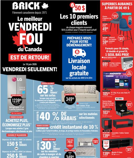 Circulaire Brick du 18 au 21 juin 2026