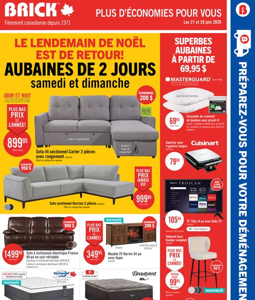 Circulaire Brick du 22 juin au 8 juillet 2026