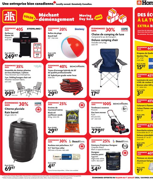 Circulaire Home Hardware du 18 juin au 1 juillet 2026