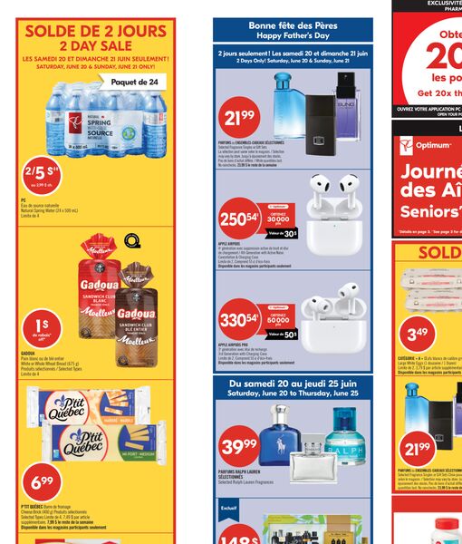 Circulaire Pharmaprix du 20 au 25 juin 2026