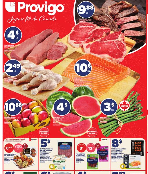 Circulaire Provigo du 25 juin au 1 juillet 2026